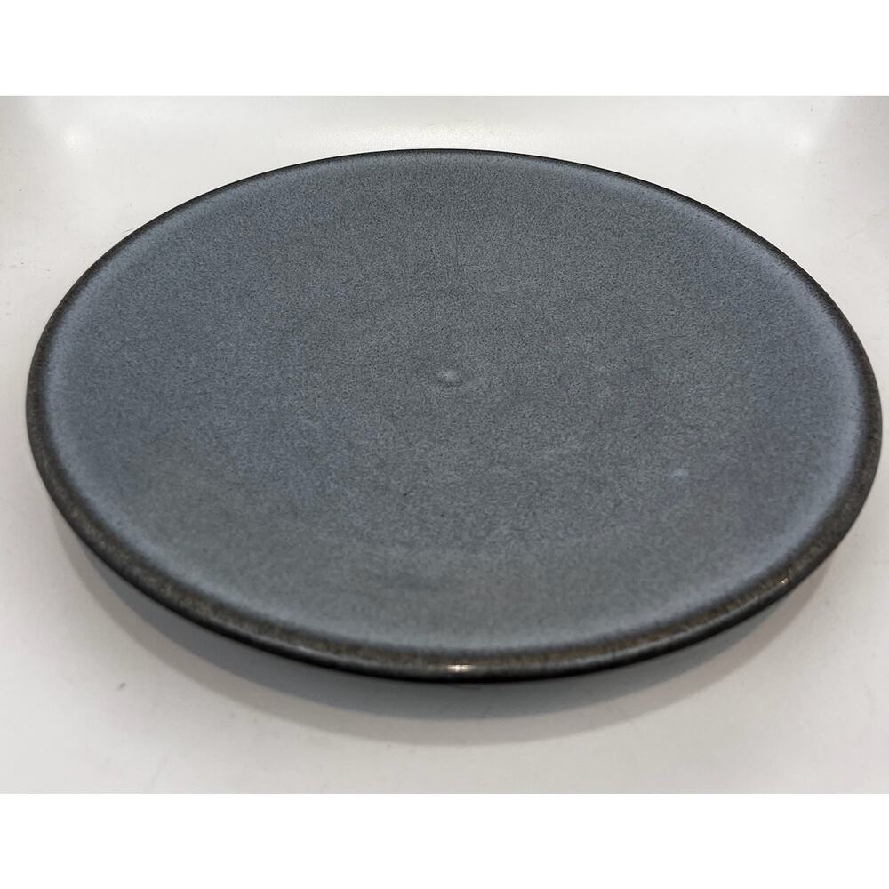 Jars France Tourron Gris Ecorce Dinner Plate 10.5" Charcoal Gray